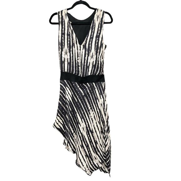 Haute Hippie Dress Medium Sleeveless Animal Print Studded Asymmetrical - Picture 2 of 12